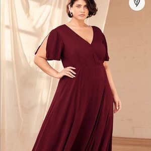 LuLu’s Burgundy Maxi Dress - New With Tags